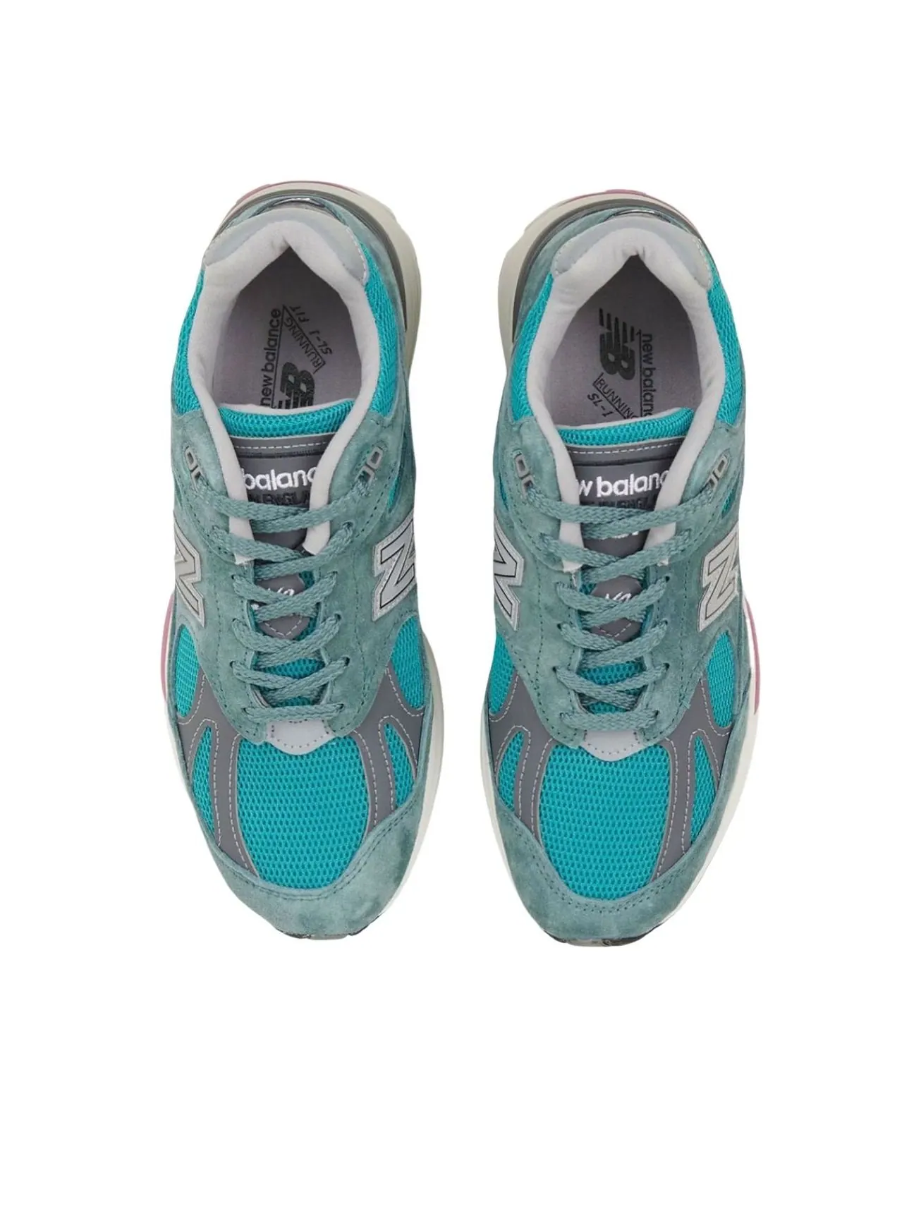 Кроссовки New Balance 991v2 'Porcelain' — изображение 4 из 5, зеленый
