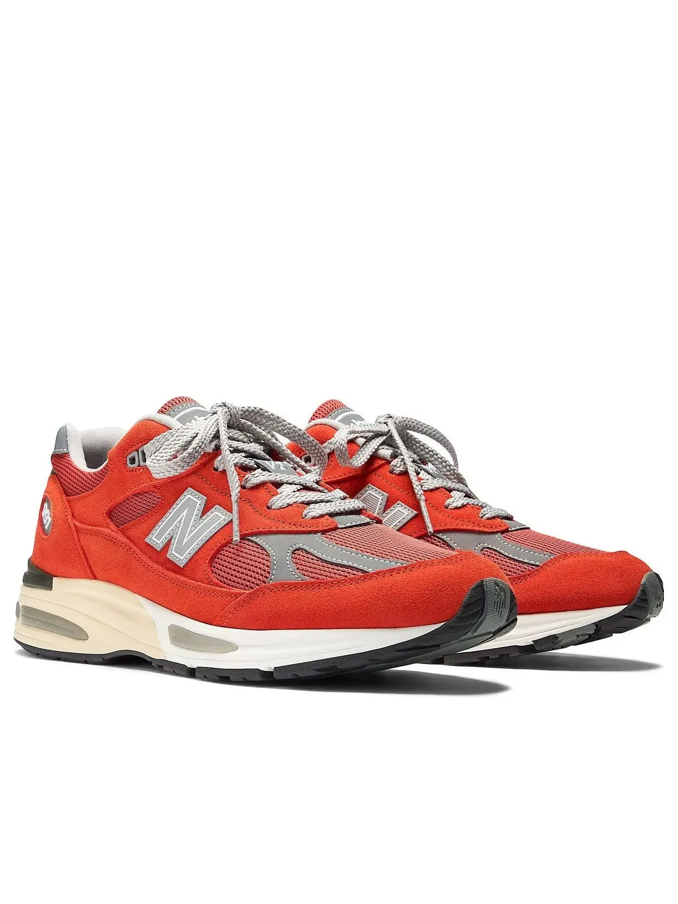 Мужские кроссовки с шнуровкой New Balance 991v2 Grenadine — изображение 4 из 6, оранжевый