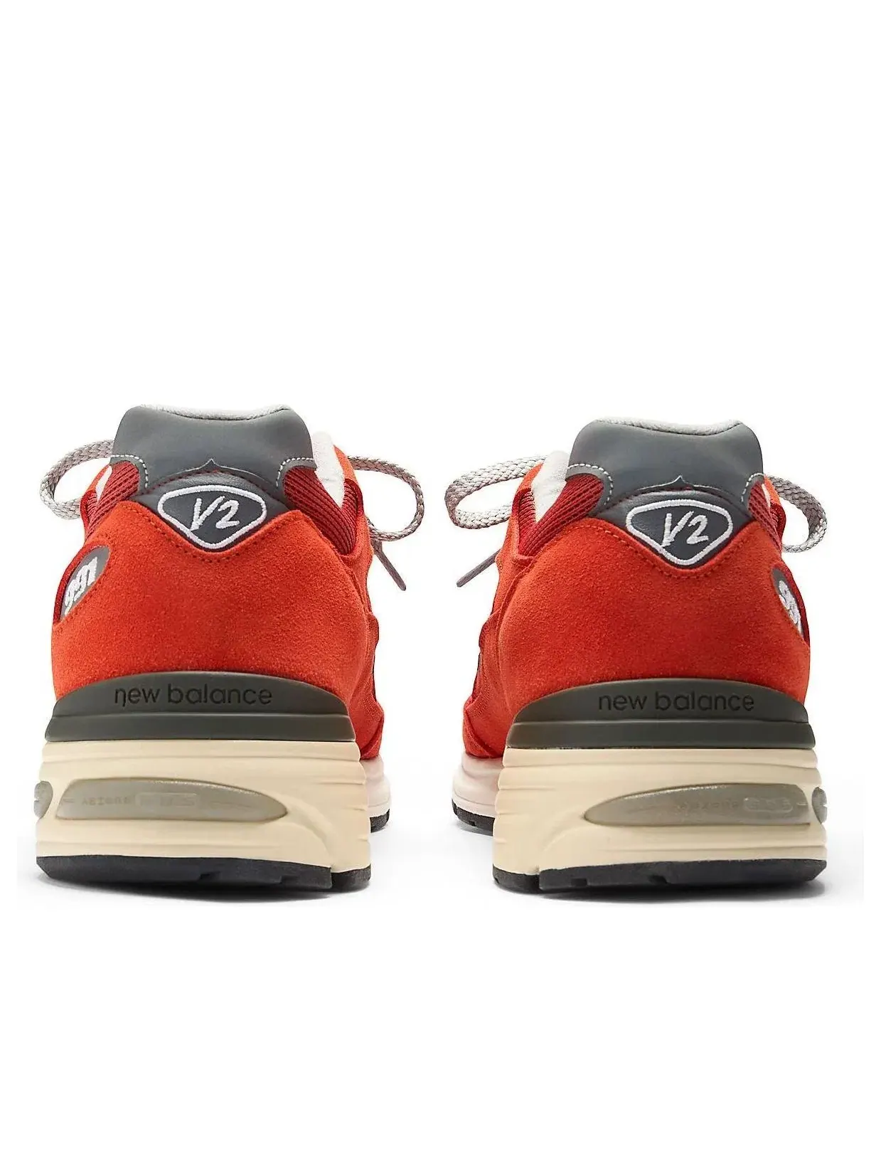 Мужские кроссовки с шнуровкой New Balance 991v2 Grenadine — изображение 6 из 6, оранжевый