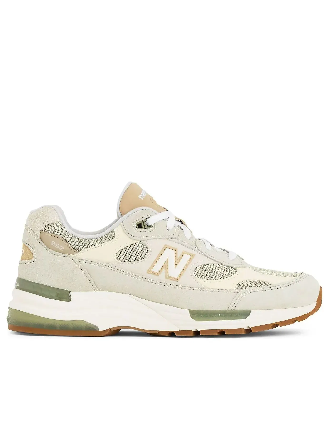 Кроссовки New Balance 992 Made in USA 'Olivine Green Tan' U992720 — изображение 3 из 5, зеленый