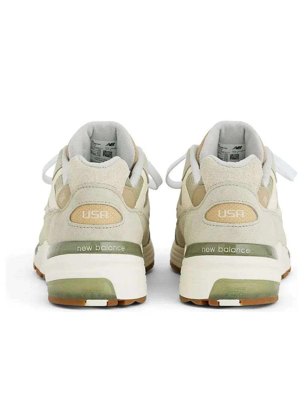 Кроссовки New Balance 992 Made in USA 'Olivine Green Tan' U992720 — изображение 4 из 5, зеленый