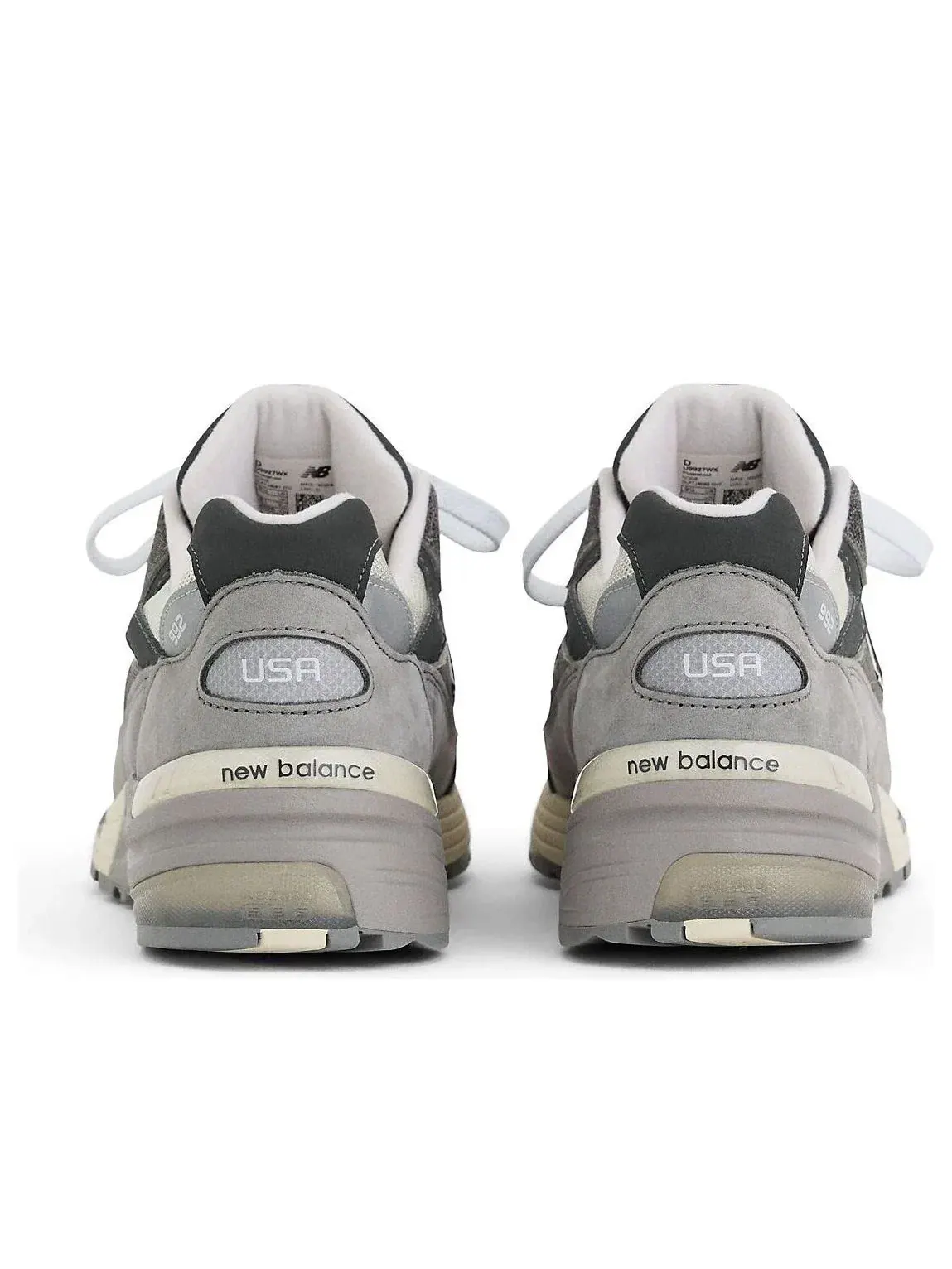 Мужские кроссовки с закрытой шнуровкой New Balance 992 Shadow Grey — изображение 3 из 5, серый