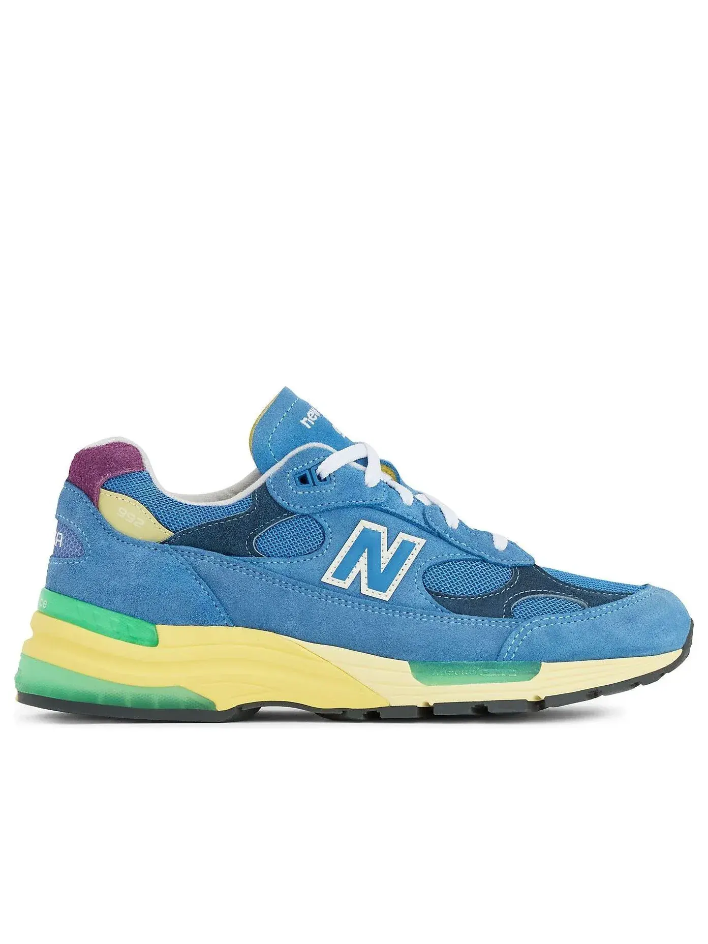Кроссовки New Balance 992 Made in USD 'Sea Stone Green Apple Mazie' U9929NF — изображение 5 из 5, синий