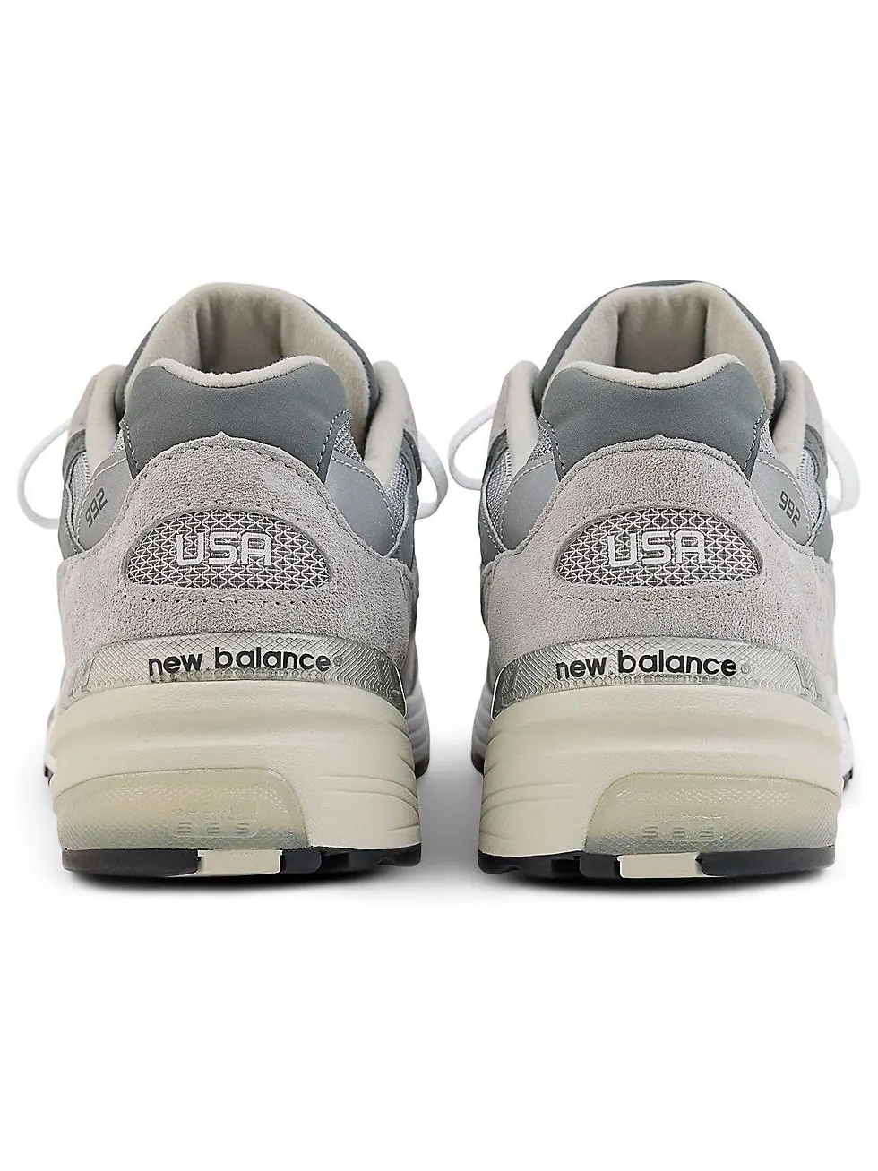 Кроссовки New Balance Made in USA 992 'Ash' — изображение 4 из 5, серый