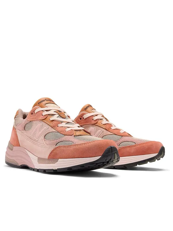 Кроссовки x joe freshgoods 992 made in usa New Balance — изображение 3 из 4, розовый