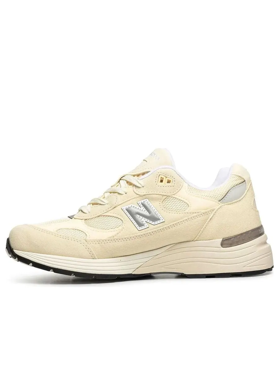 Кроссовки New Balance 992 Made in USA 'Calcium Raw Cashew' — изображение 1 из 5, бежевый