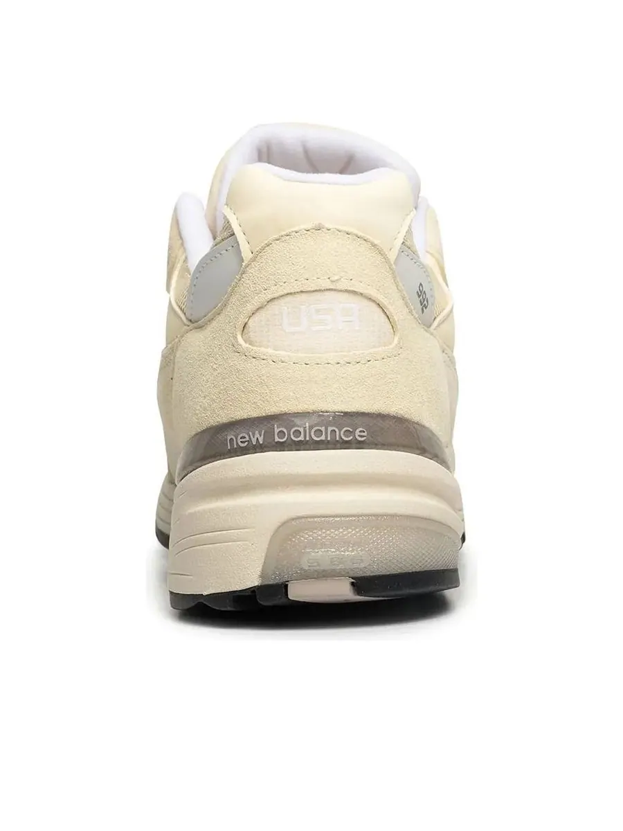 Кроссовки New Balance 992 Made in USA 'Calcium Raw Cashew' — изображение 3 из 5, бежевый