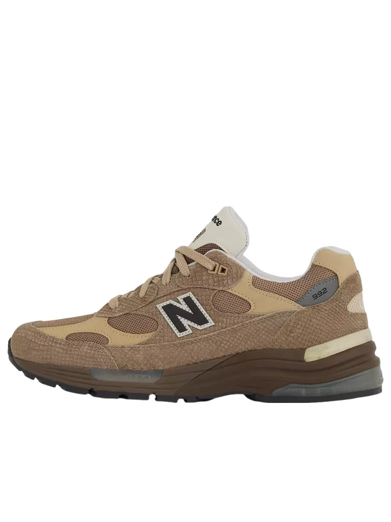 Кроссовки New Balance 992 Made in USA 'Driftwood Mushroom' — изображение 1 из 5, желтый