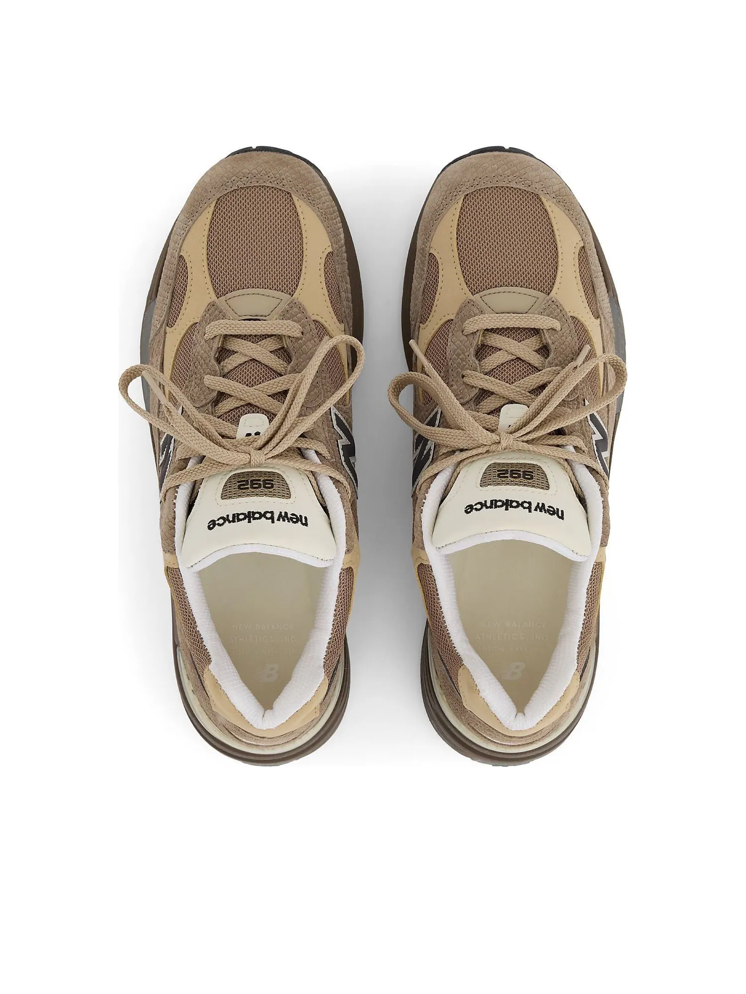 Кроссовки New Balance 992 Made in USA 'Driftwood Mushroom' — изображение 3 из 5, желтый