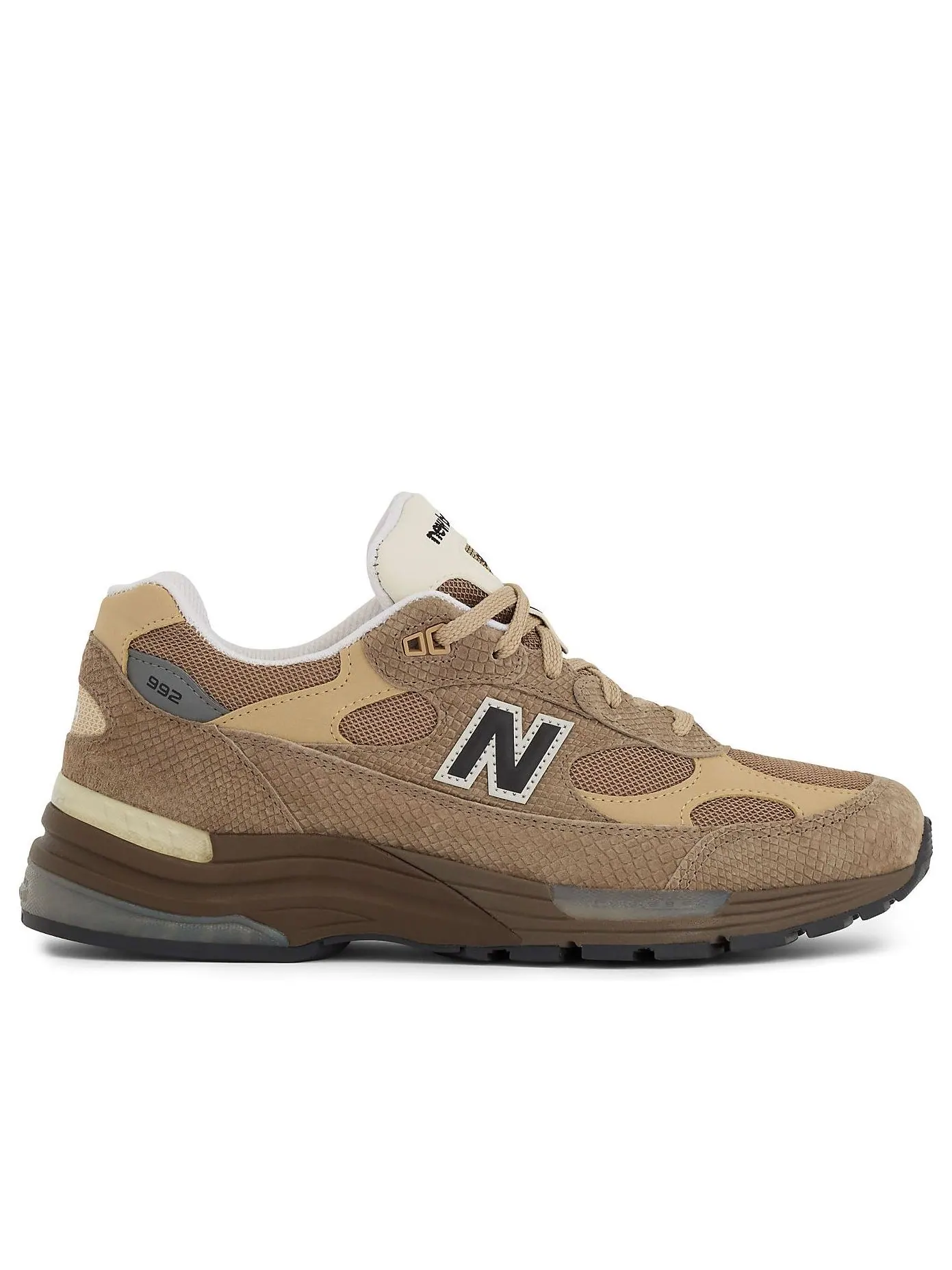 Кроссовки New Balance 992 Made in USA 'Driftwood Mushroom' — изображение 5 из 5, желтый