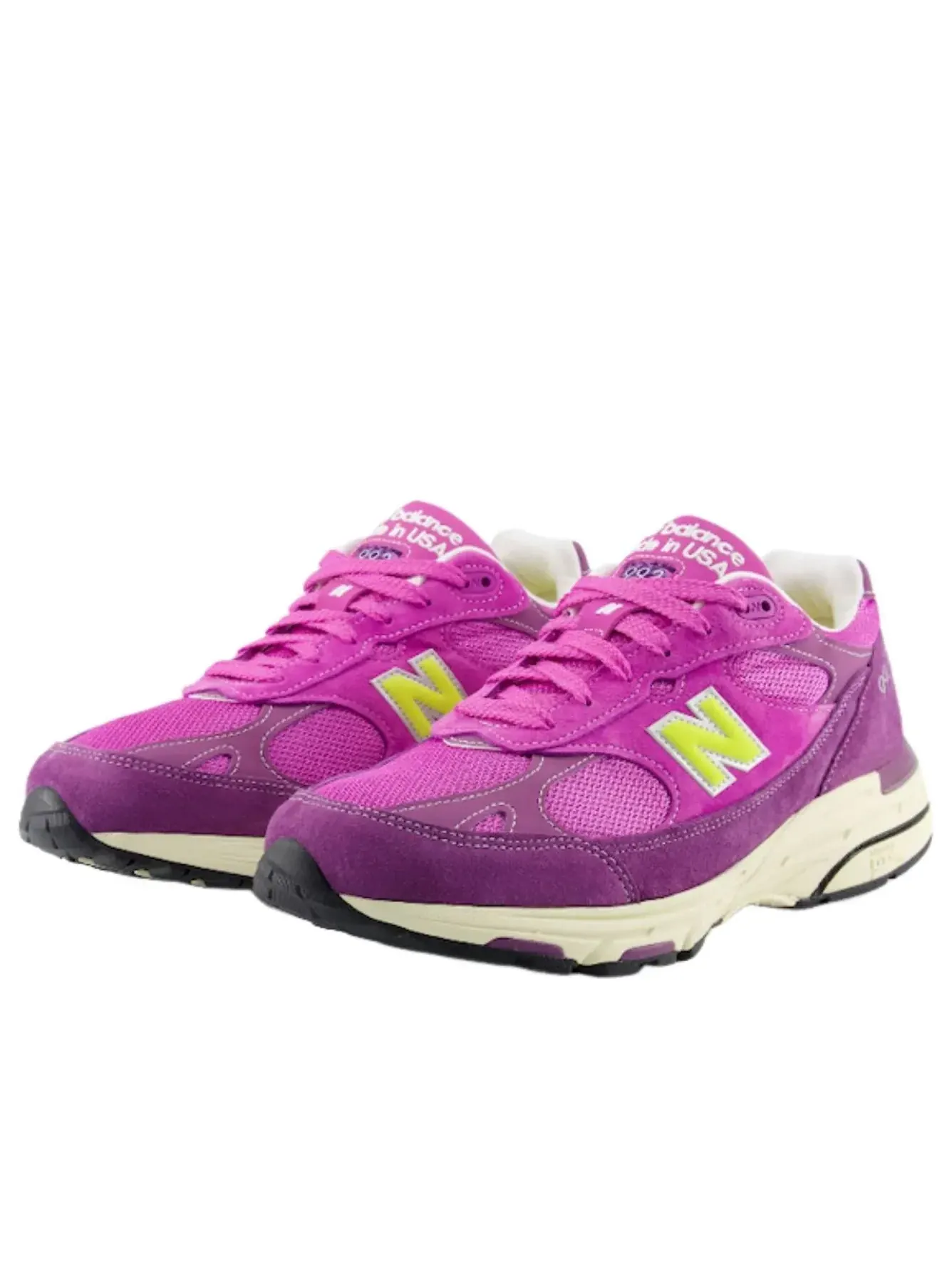 Кроссовки New Balance 993 Made in USA 'Passion Fruit' — изображение 2 из 5, фиолетовый