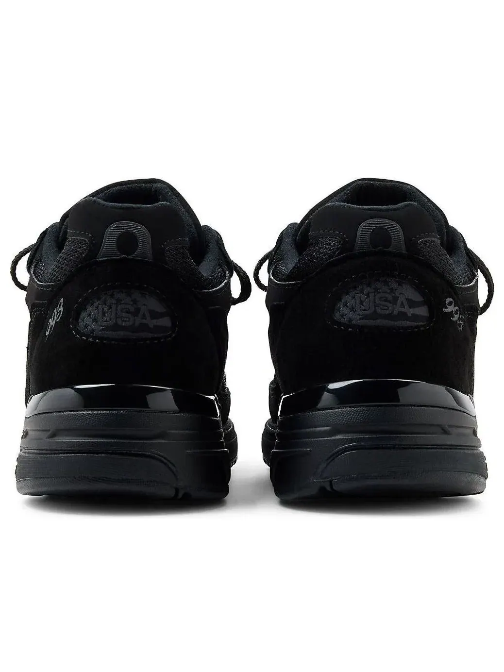Мужские кроссовки с закрытой шнуровкой New Balance 993 Triple Black — изображение 4 из 5, черный