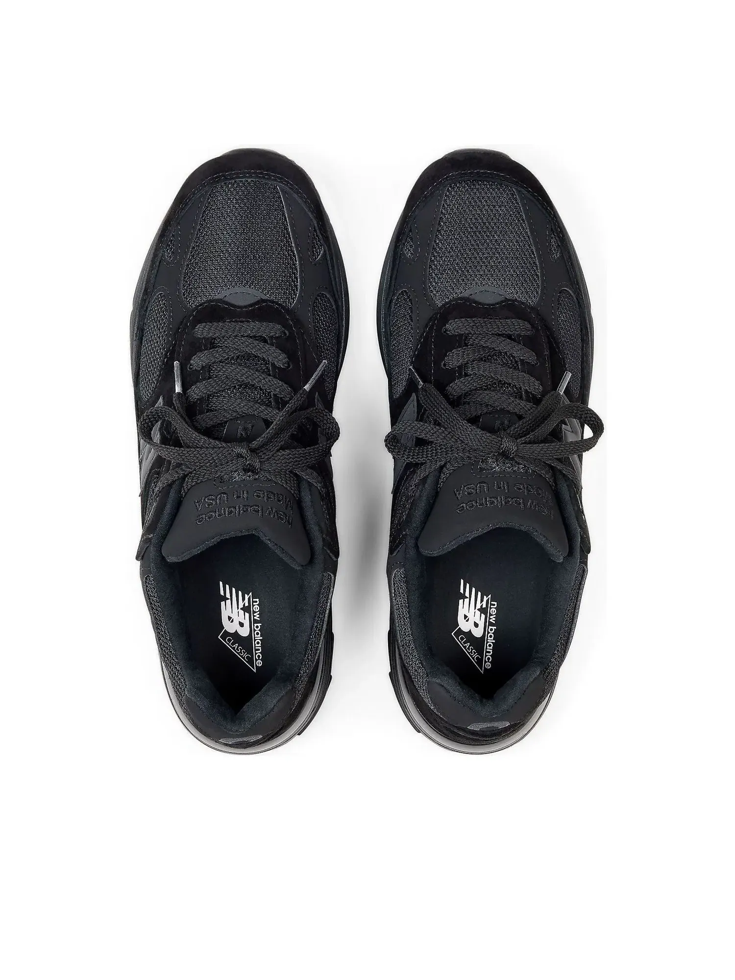Мужские кроссовки с закрытой шнуровкой New Balance 993 Triple Black — изображение 5 из 5, черный