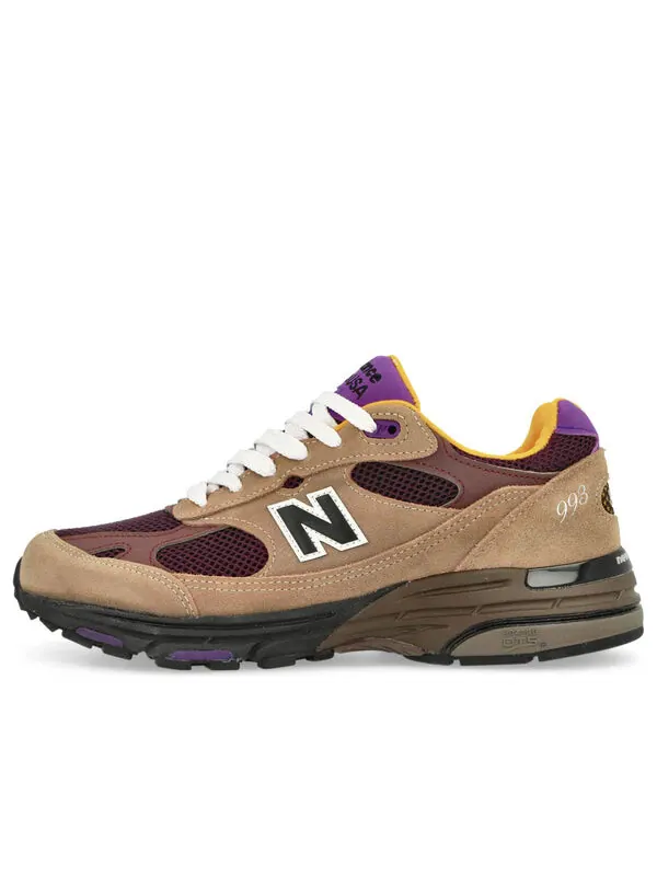 Кроссовки 993 made in usa 'mushroom midnight violet' New Balance — изображение 1 из 4, фиолетовый