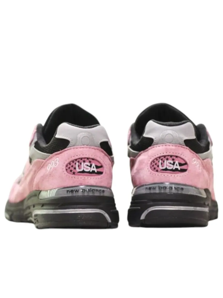 Кроссовки New Balance 993 Made in USA 'Pink Taffy' — изображение 3 из 4, розовый