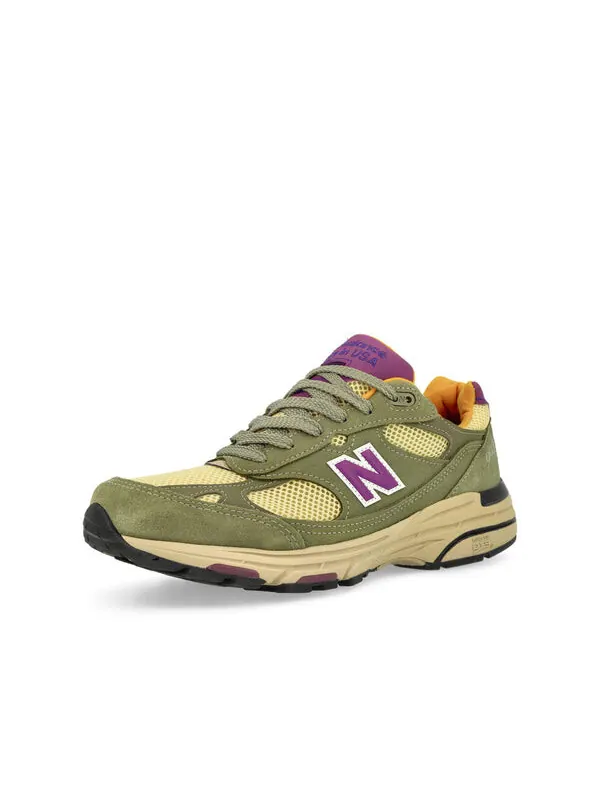 Кроссовки x teddy santis 993 сделано в сша New Balance — изображение 3 из 4, оливковый