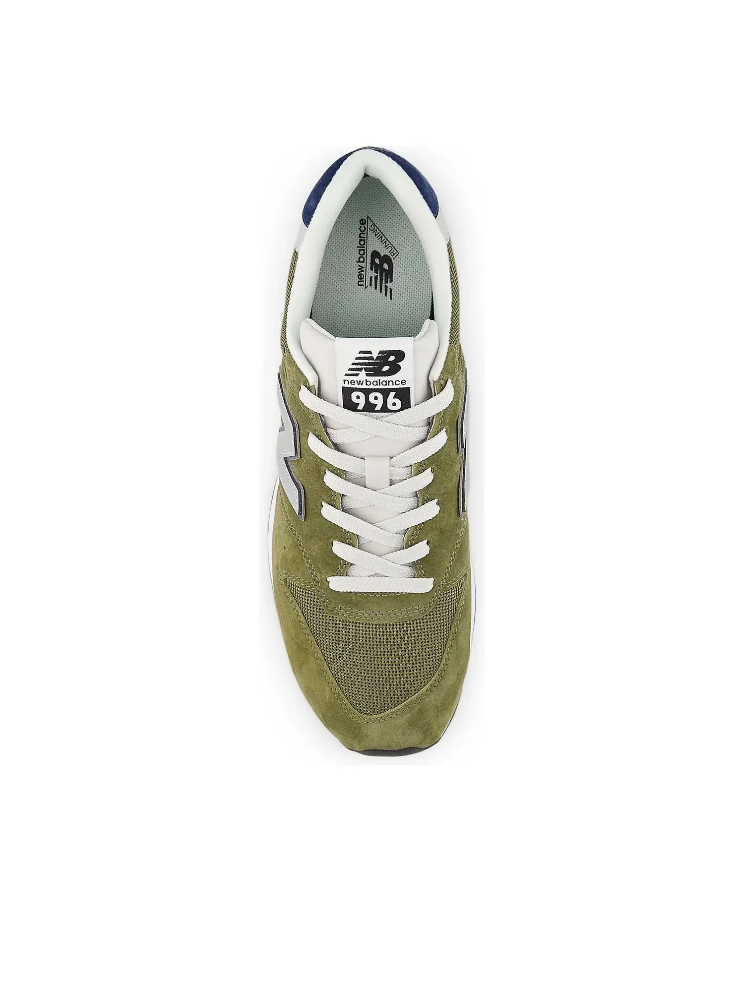 Кроссовки New Balance 996 'Khaki' — изображение 3 из 5, зеленый