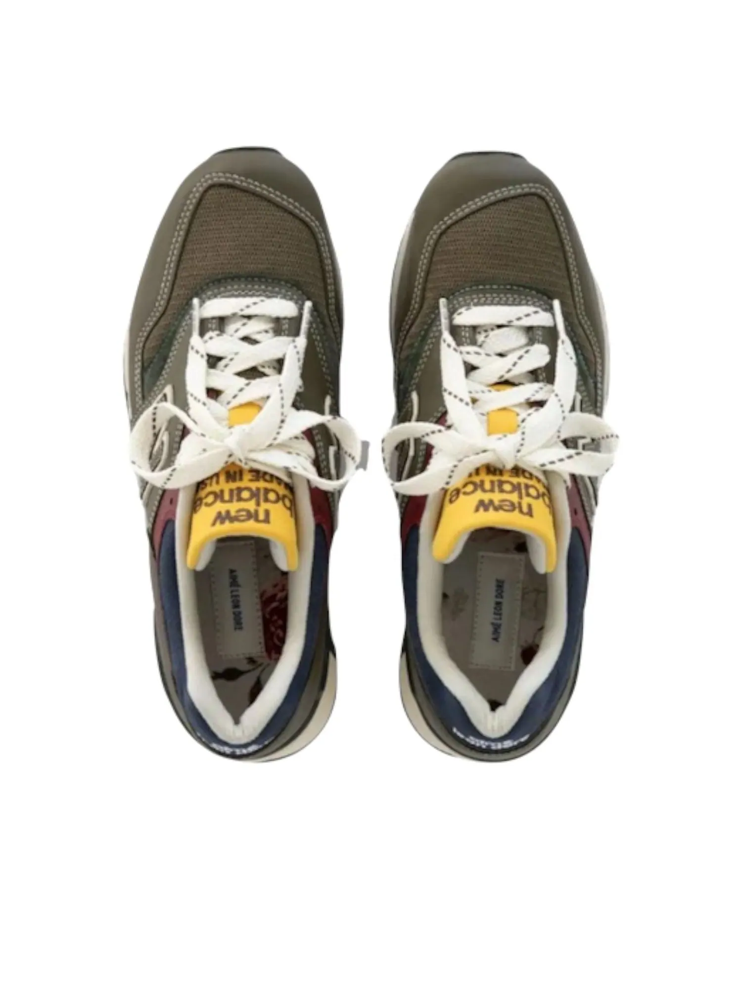 New Balance x Aimé Leon 997 MiUSA 'Dore Dark Moss Angora' — изображение 3 из 4, мох/ангора