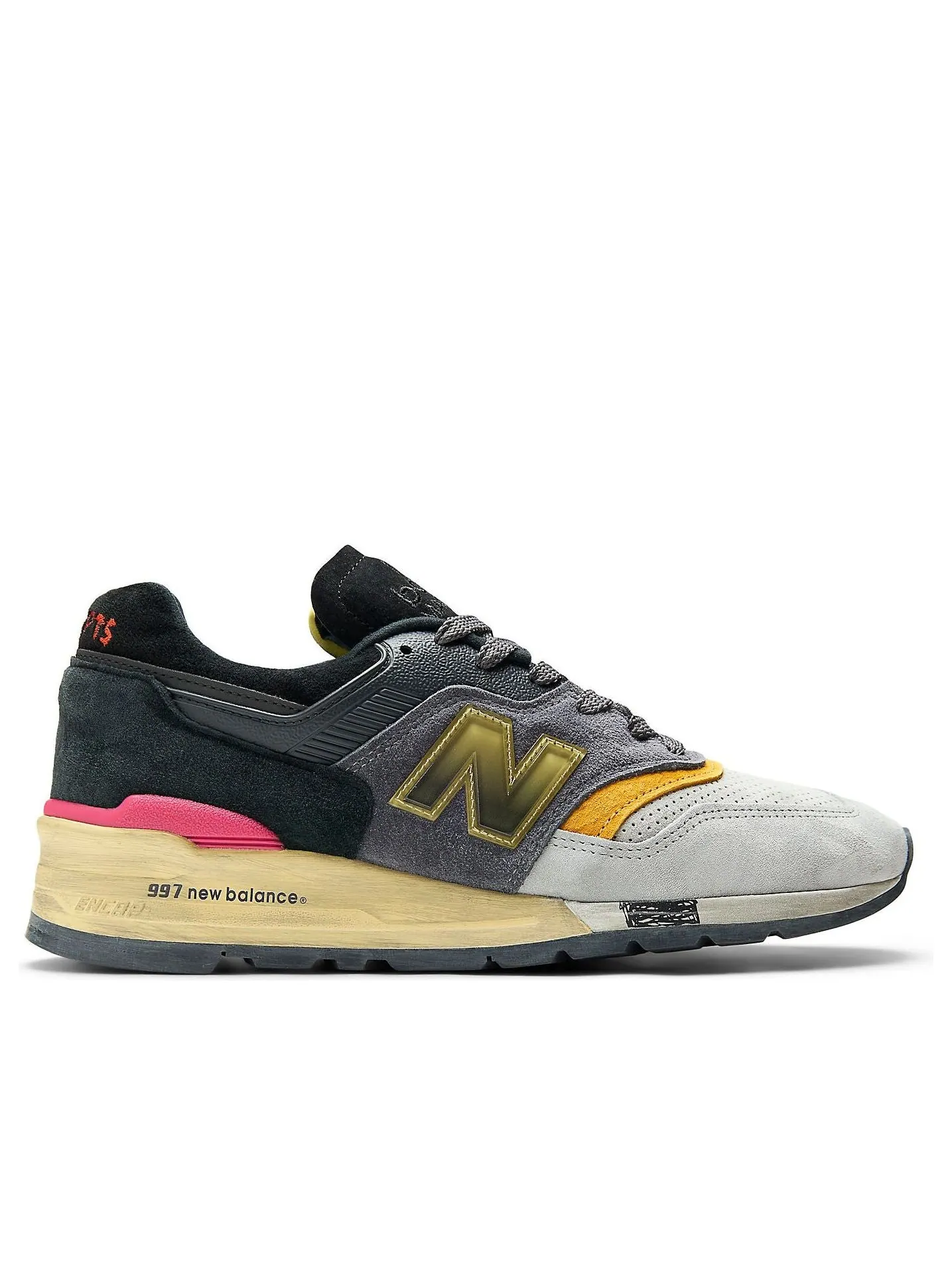 Кроссовки New Balance x Concepts 997 'Montage' — изображение 2 из 6, черный/серый