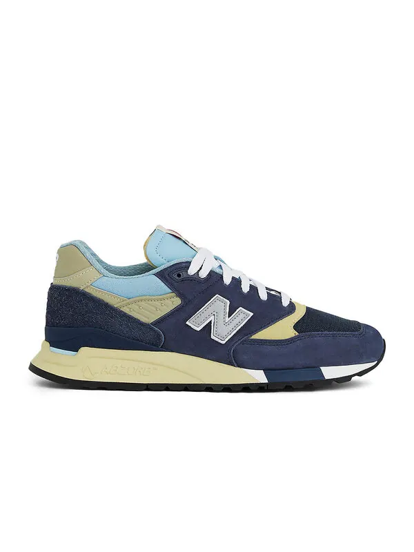 Кроссовки 998 made in usa 'navy chrome blue' New Balance — изображение 2 из 4, темно-синий/синий