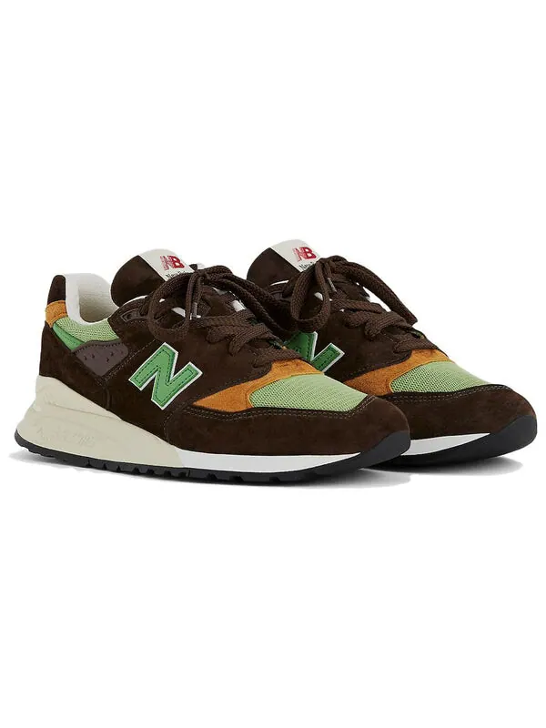 Кроссовки x teddy santis 998 сделано в сша New Balance — изображение 2 из 4, коричневый/зеленый