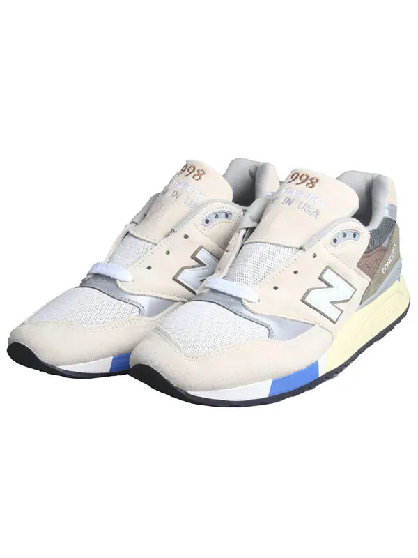 Кроссовки x concept 998 сделано в сша New Balance — изображение 3 из 4, розовый/синий/коричневый
