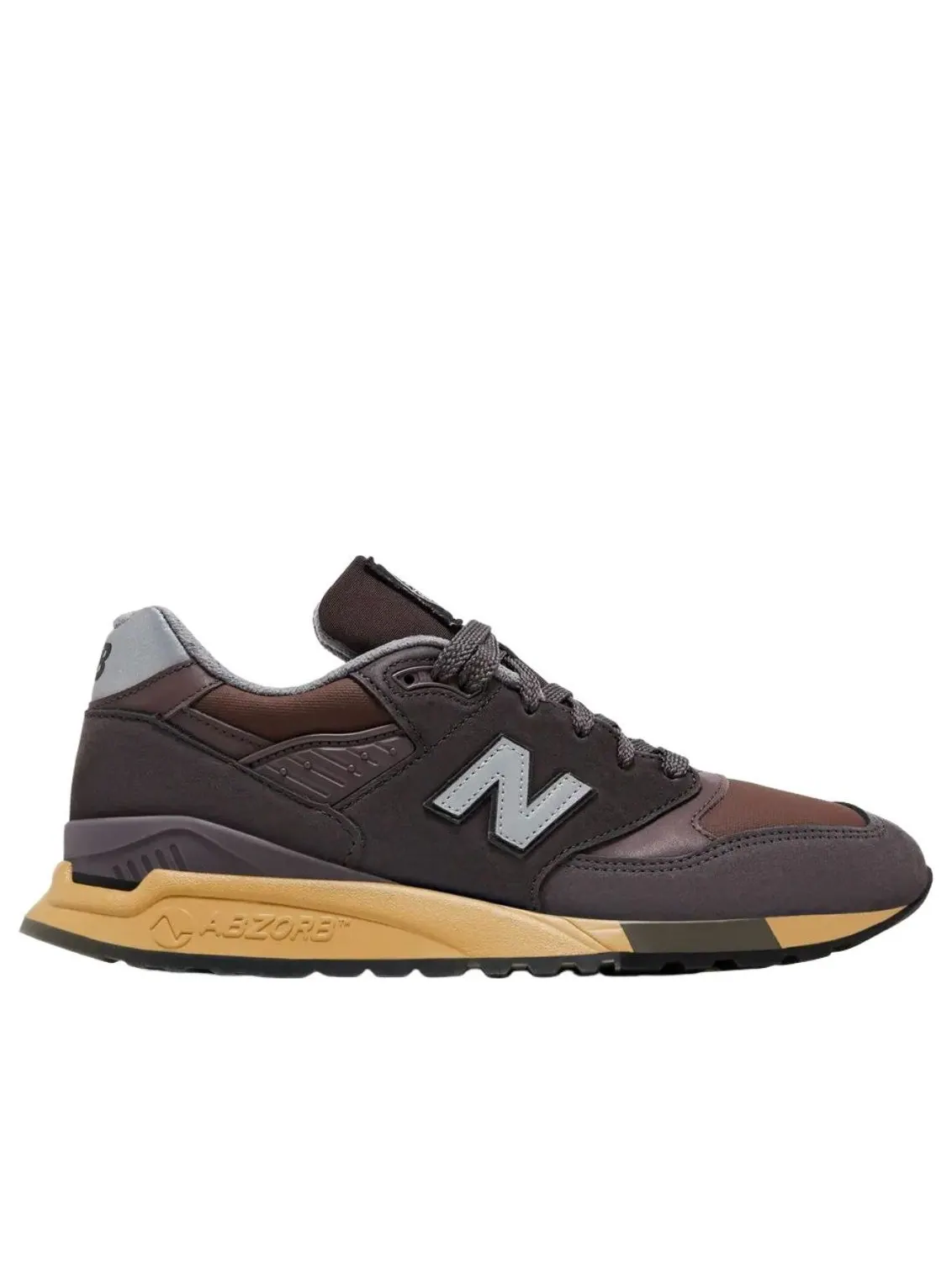 New Balance x Stone Island 998 MiUSA 'Raso Gommato' — изображение 2 из 5, черный