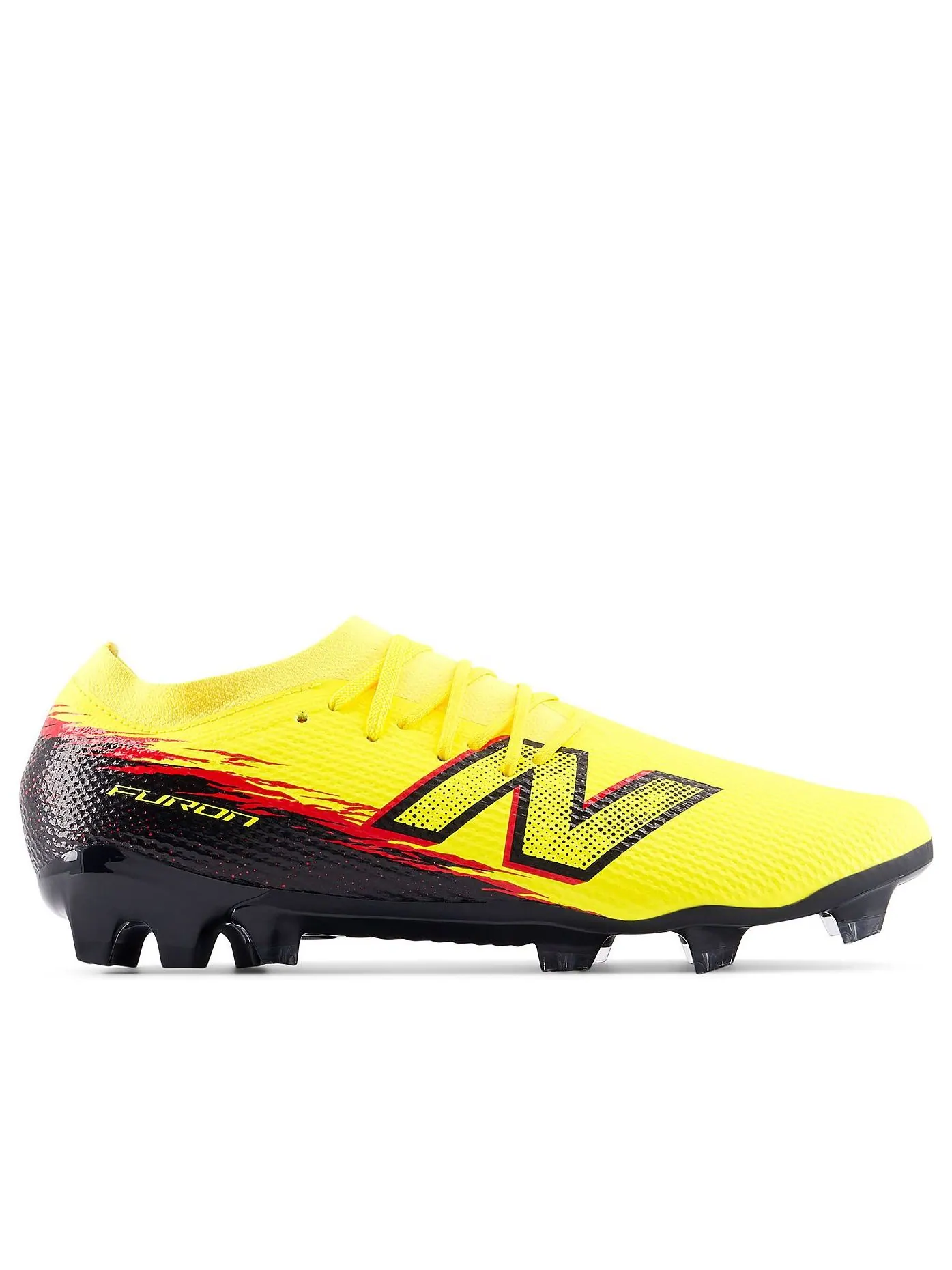 New Balance Furon Team FG V8 'Punch Yellow Black' — изображение 2 из 6, желтый/черный