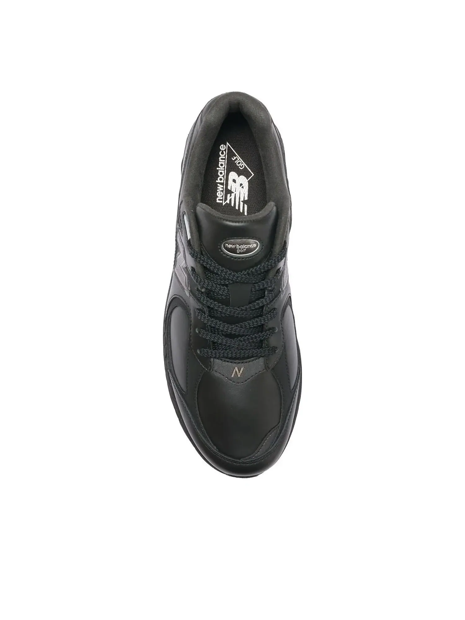 Мужские кроссовки с кожаным верхом New Balance 2002 — изображение 3 из 5, черный