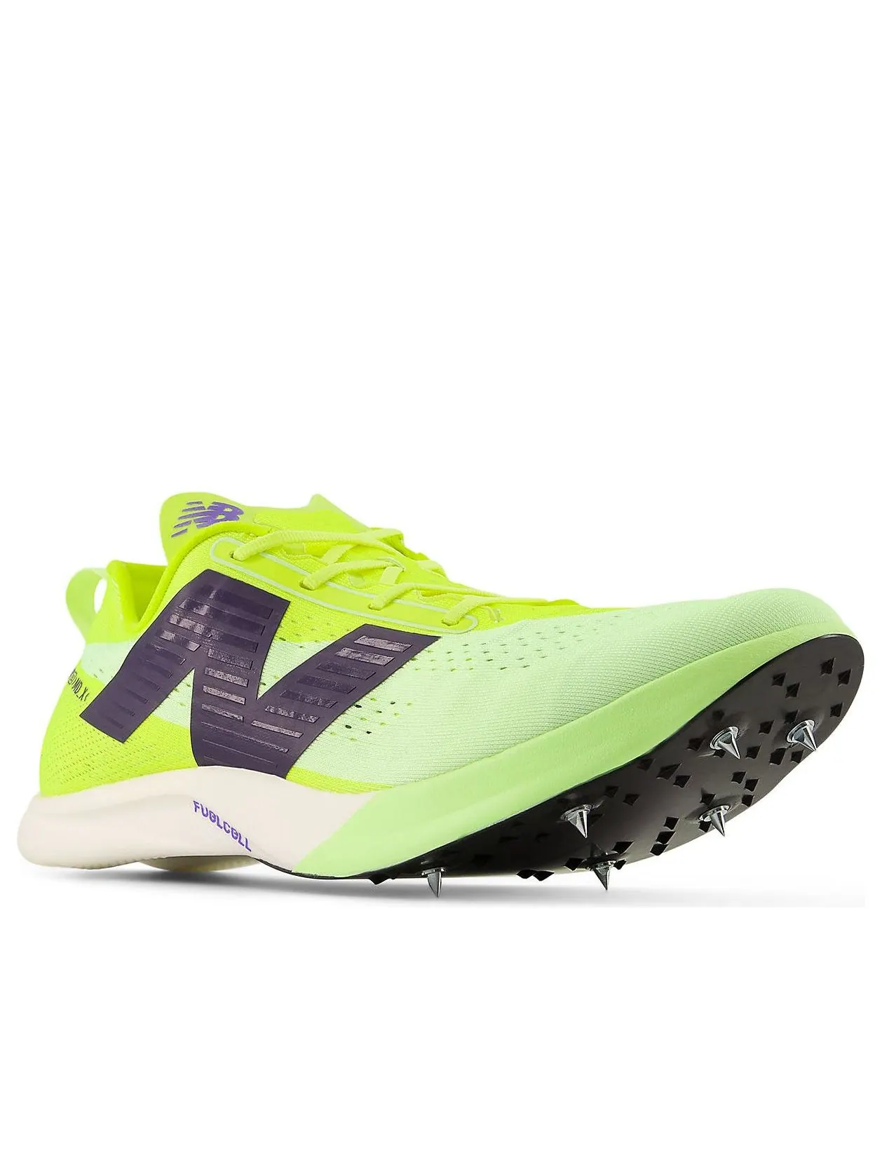 Кроссовки New Balance FuelCell SuperComp MD-X v3 'Alkaline Green Afterglow' — изображение 4 из 5, зеленый//белый