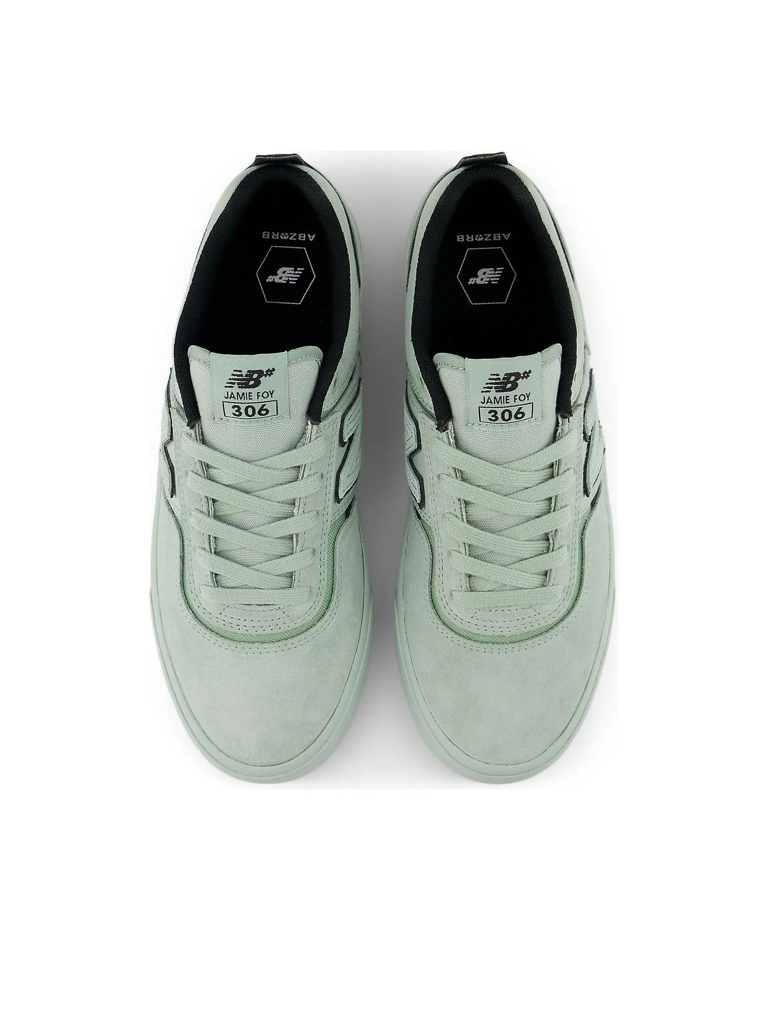 Кроссовки New Balance x Jamie Foy 306 'Mosaic Green Black' — изображение 3 из 6, зеленый/черный