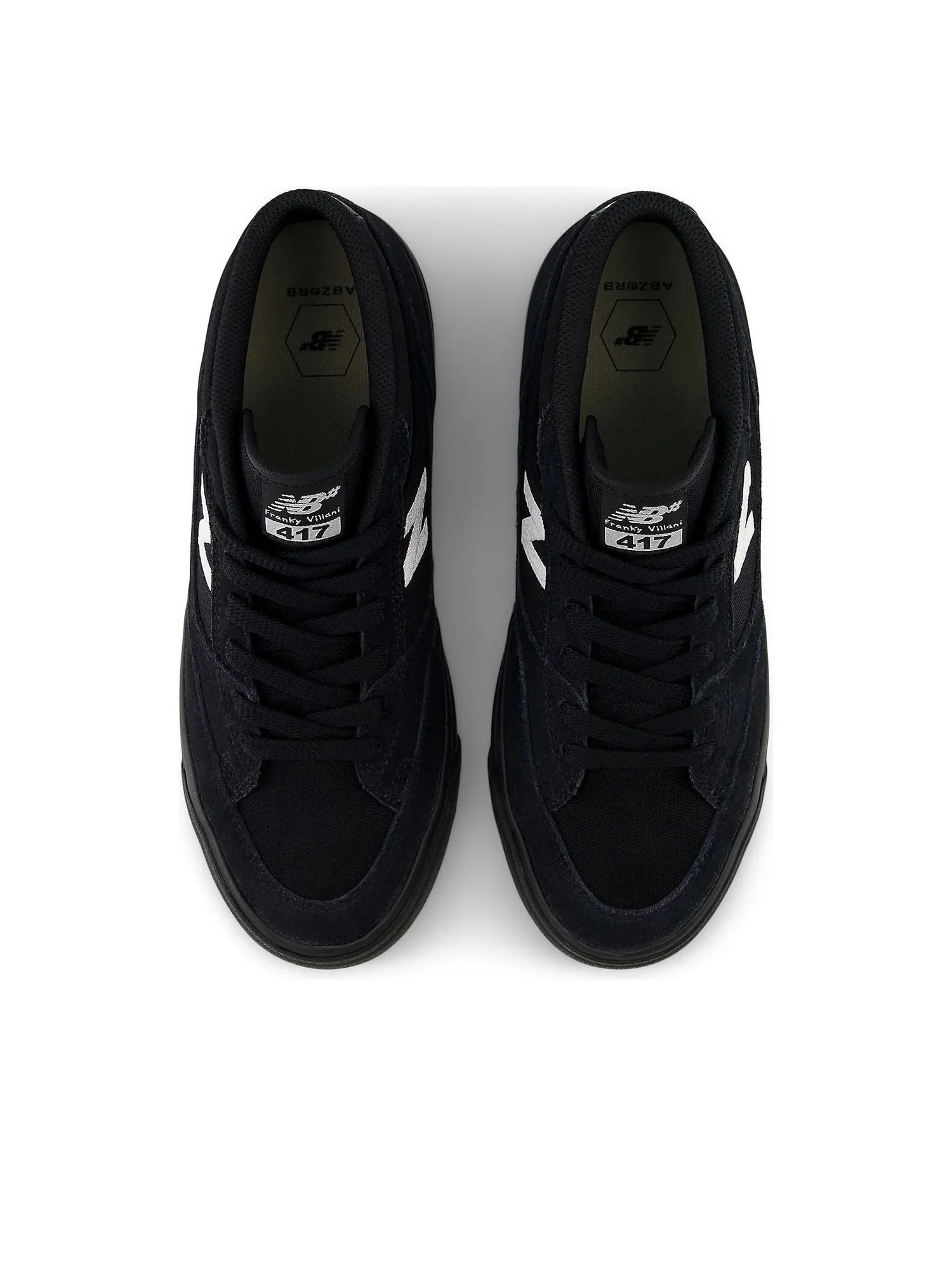 New Balance x Franky Villani 417 'Black White' — изображение 3 из 6, черный/белый