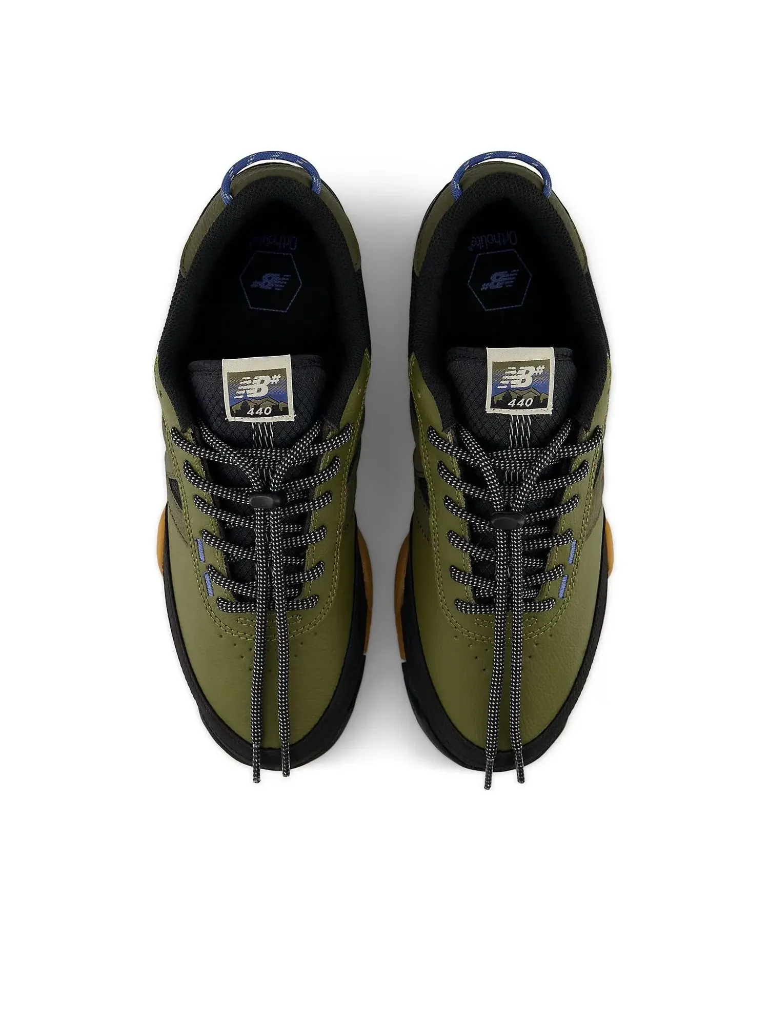Кроссовки New Balance 440Wv2 'Woodland Black' UN440WOL — изображение 3 из 6, зеленый