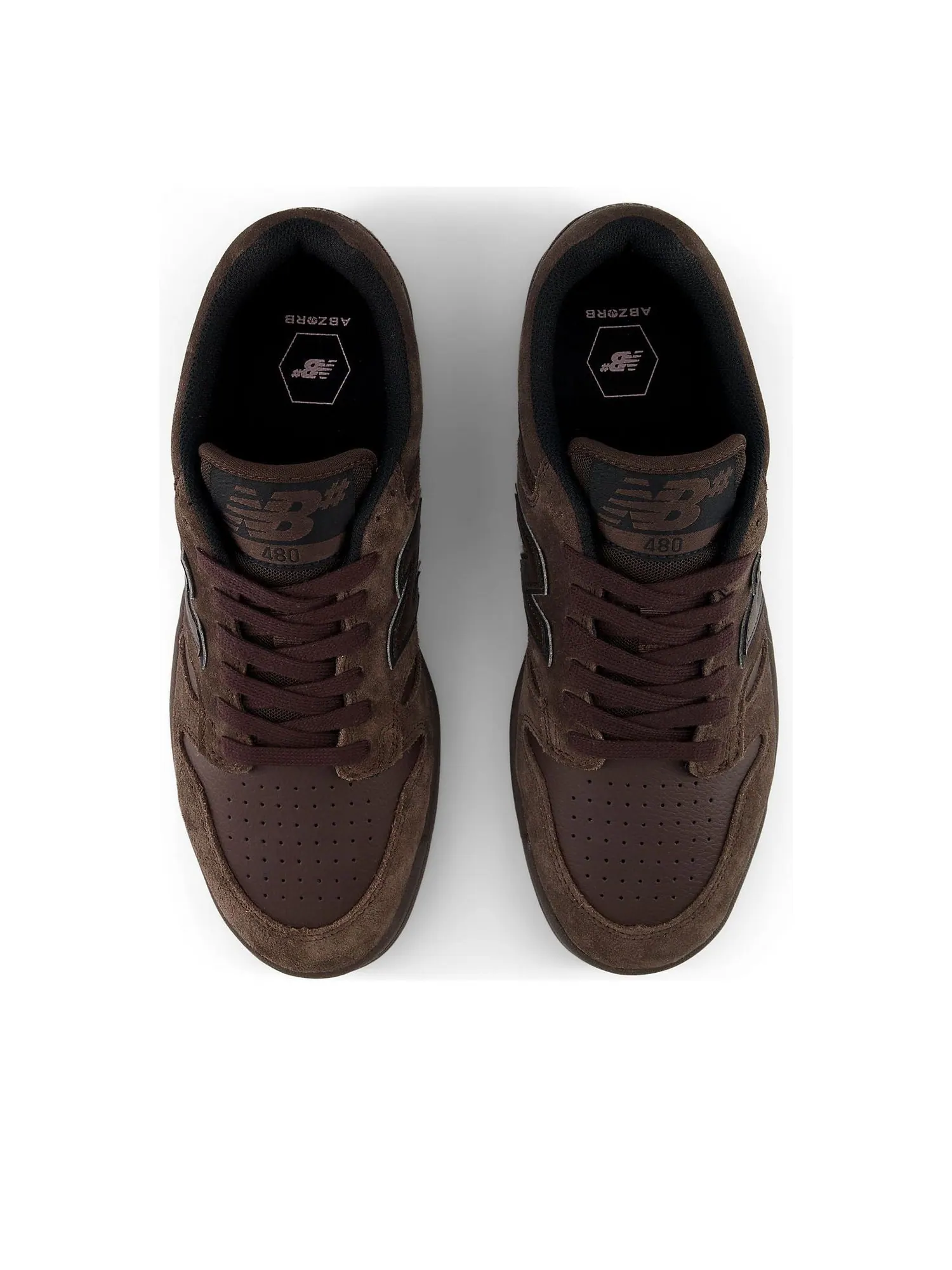 Кроссовки New Balance 480 'Chocolate Brown' — изображение 3 из 6, коричневый