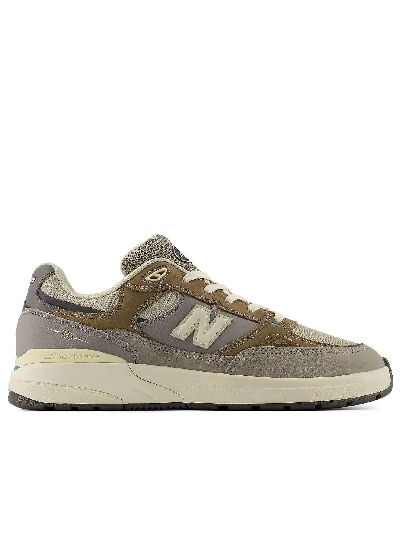 Кроссовки New Balance x Andrew Reynolds 933 'Marblehead Island Blue' UN933GRY — изображение 2 из 6, бежевый