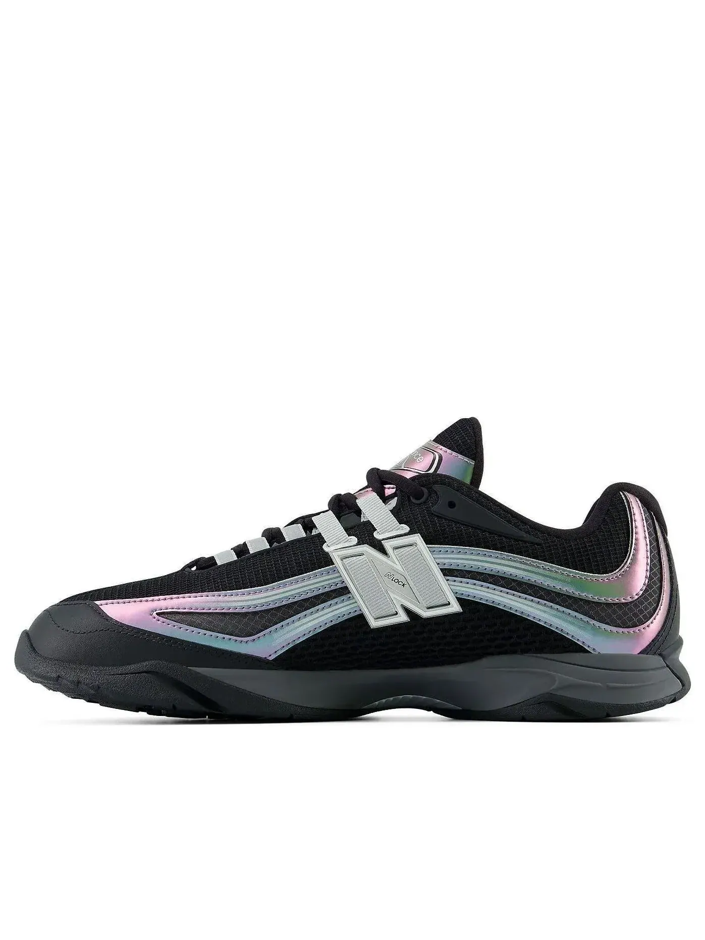 Мужские кроссовки с шнуровкой New Balance RC56 Silver Metallic Black — изображение 1 из 6, серебряный