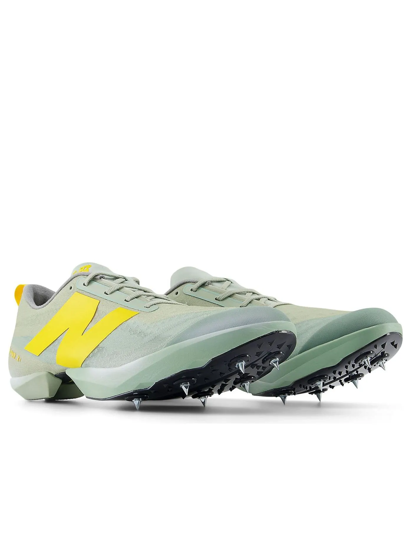 Кроссовки New Balance FuelCell SuperComp PWR-X v3 'Mosaic Green Ginger Lemon' — изображение 3 из 6, зеленый