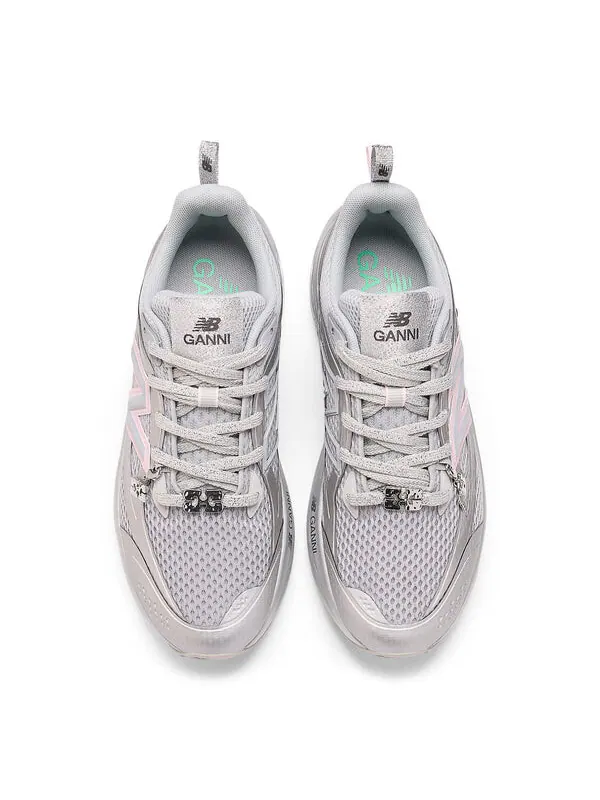 Кроссовки x ganni fresh foam trainer 'futuristic silver pink' New Balance — изображение 4 из 4