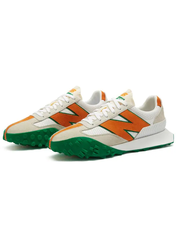 Кроссовки casablanca x xc 72 New Balance — изображение 2 из 4, белый/зеленый/оранжевый