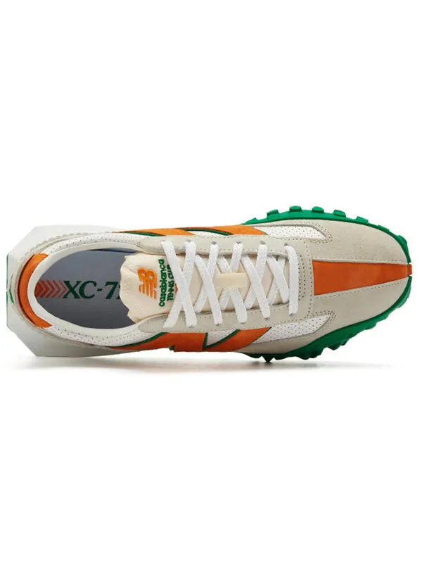 Кроссовки casablanca x xc 72 New Balance — изображение 3 из 4, белый/зеленый/оранжевый