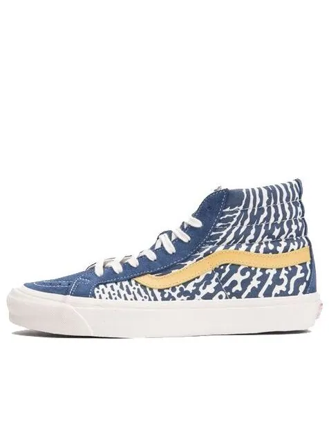 Кроссовки vault x jvh sk8-hi lx 'blue yellow' Vans — изображение 1 из 4, синий/желтый