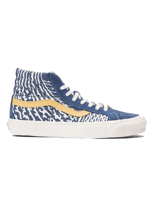 Кроссовки vault x jvh sk8-hi lx 'blue yellow' Vans — изображение 2 из 4, синий/желтый