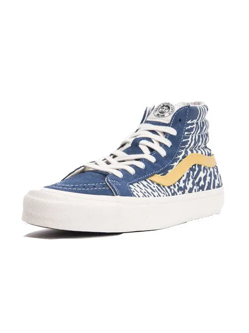 Кроссовки vault x jvh sk8-hi lx 'blue yellow' Vans — изображение 3 из 4, синий/желтый