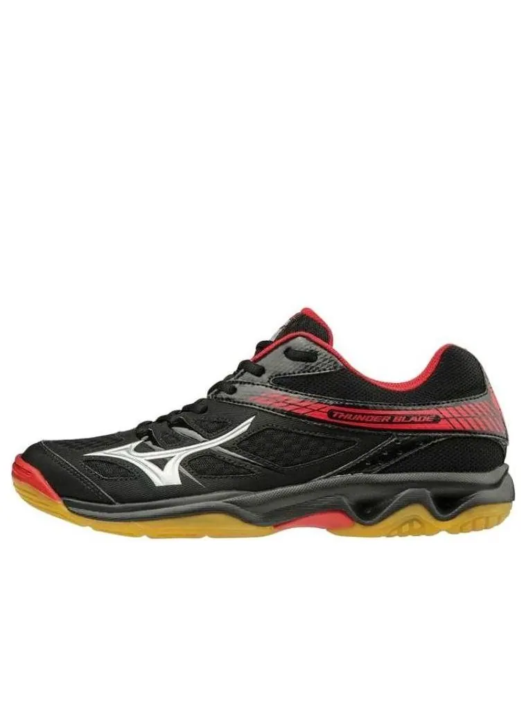 Кроссовки Mizuno Thunder Blade 'Black Red' — изображение 1 из 5, черный