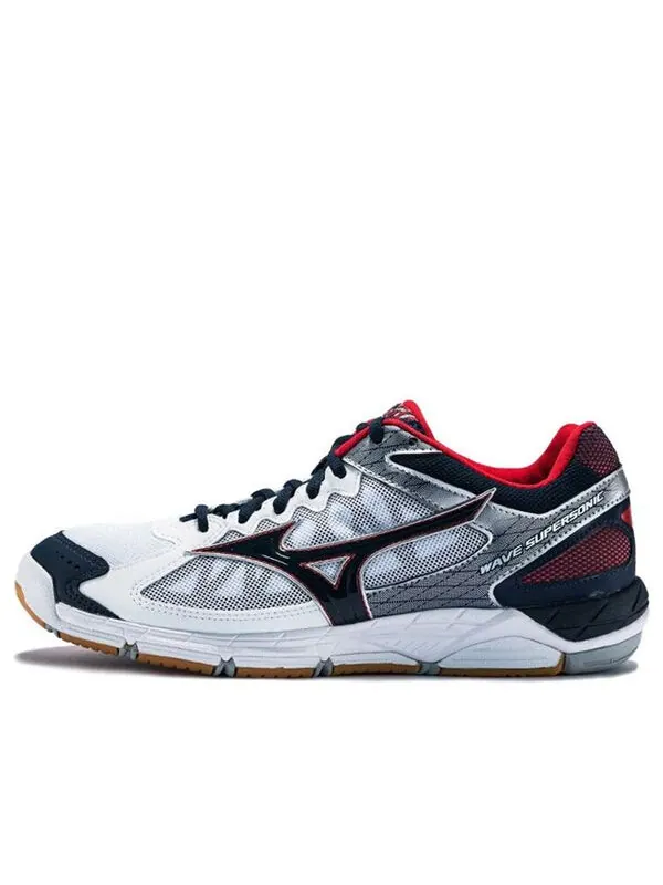 Кроссовки supersonic low top white gray 'white grey' Mizuno — изображение 1 из 4, белый/серый