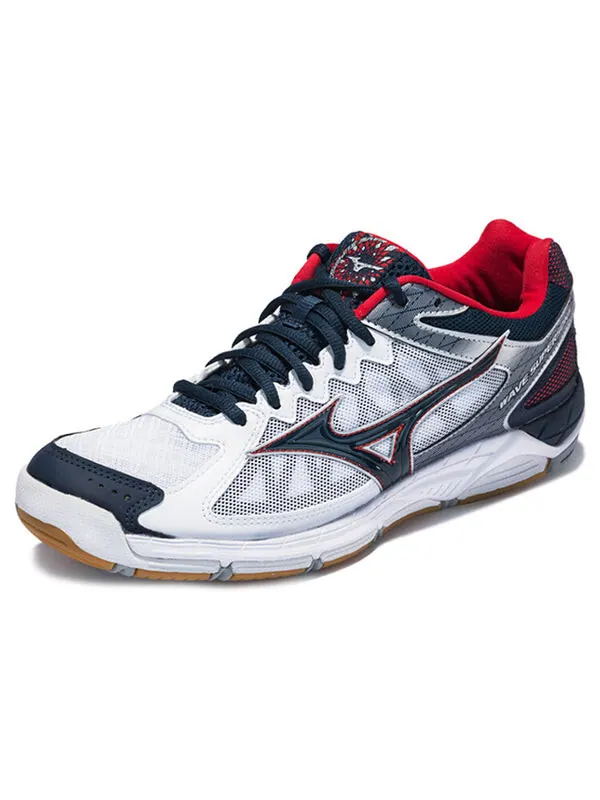 Кроссовки supersonic low top white gray 'white grey' Mizuno — изображение 2 из 4, белый/серый