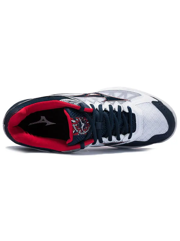 Кроссовки supersonic low top white gray 'white grey' Mizuno — изображение 3 из 4, белый/серый