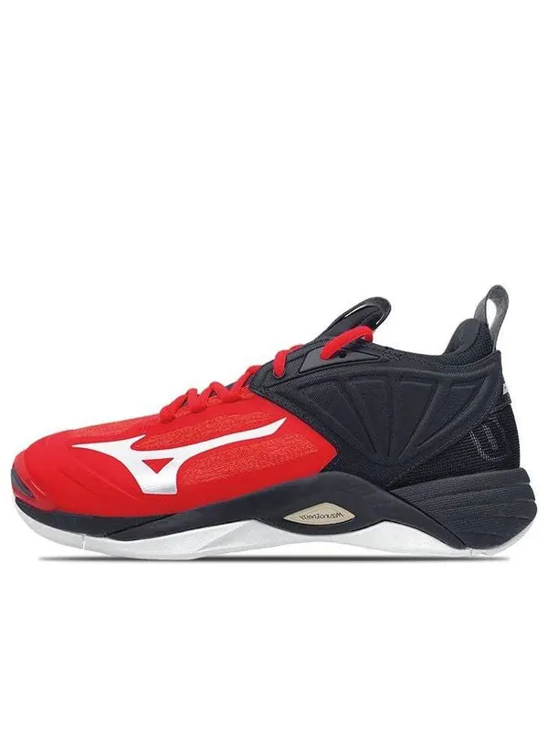 Кроссовки wave momentum2 running shoes red/black Mizuno — изображение 1 из 4, красный/черный