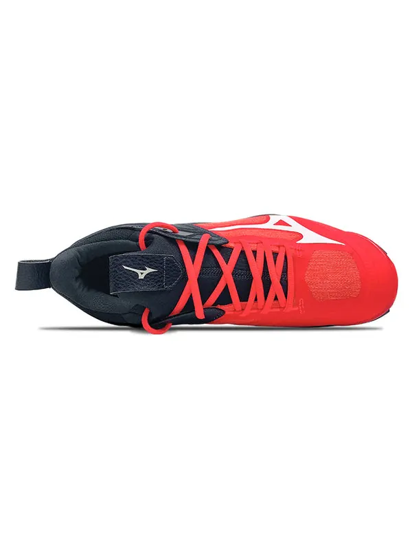 Кроссовки wave momentum2 running shoes red/black Mizuno — изображение 3 из 4, красный/черный