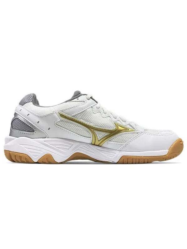 Кроссовки wave supersonic cn 'white gold' Mizuno — изображение 2 из 4, белый/золотистый